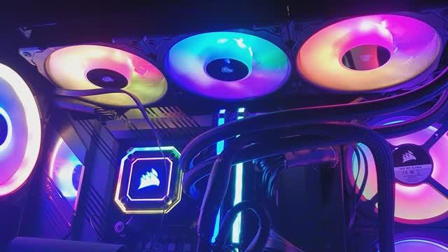Corsair H150i Icue Elite Capellix 360 Mm || Распаковка и установка || отличный кулер, сво.