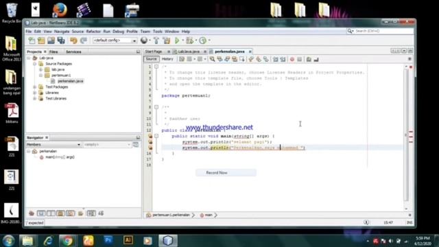 Membuat New Project Java Application Netbeans смотреть онлайн
