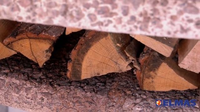 Стейк из свинины, овощи и креветки гриль — отдыхаем с камином-барбекю ELMAS смотреть онлайн