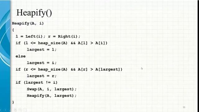 Binary Tree & Heap Sort смотреть онлайн