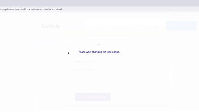 How to Set a New Index Page | Bubble Quick Tip смотреть онлайн