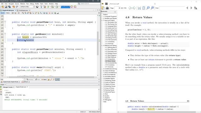 CS 161 4.8 Return Values смотреть онлайн