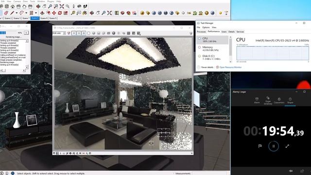 Rent PC - CPU Render Test - Intel Xenon E5-2623 v4 2.60GHz смотреть онлайн