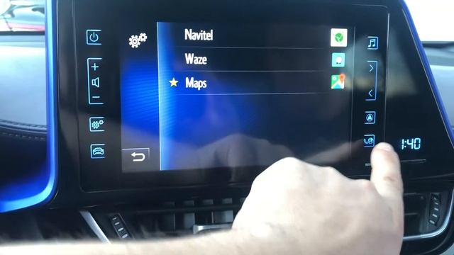 CarPlay в Toyota CH-R (Toyota Touch 2) 2016-2020 г.в.