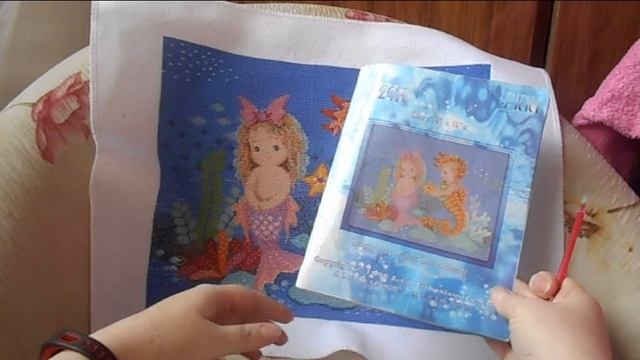 Русалочка и Морской конек: PINN арт. 24H. Готовая работа смотреть онлайн