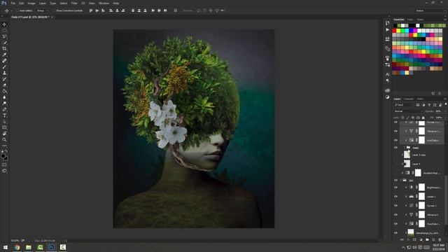 Intermediate PhotoManipulation Tutorial | Green смотреть онлайн