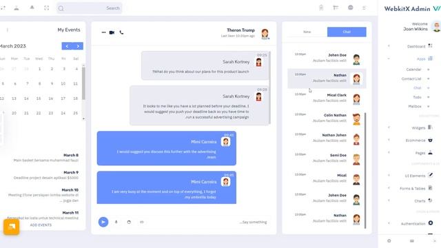 Amazing Horizontal Style Dark Bootstrap Admin Dashboard of WebkitX смотреть онлайн