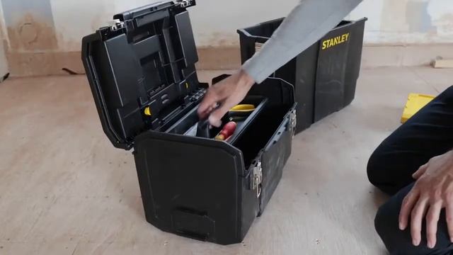 Ящик с колесами Stanley Mobile Work Centre 3 в 1 / Хранение инструментов / Видео обзор смотреть онлайн