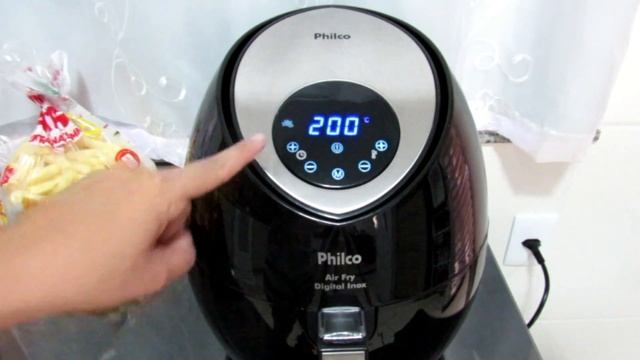 FRITADEIRA PHILCO SEM ÓLEO DIGITAL: RESENHA + FAZENDO BATATA FRITA смотреть онлайн