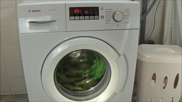 BOSCH WAB28220 washing machine, blouses shirts Quick wash 40 degrees program test example film #298 смотреть онлайн
