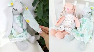 Как сшить зайку засыпайку