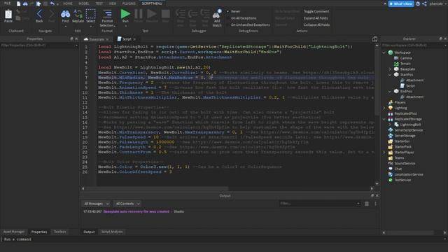 How To Make Realistic Lightning /Roblox studio смотреть онлайн