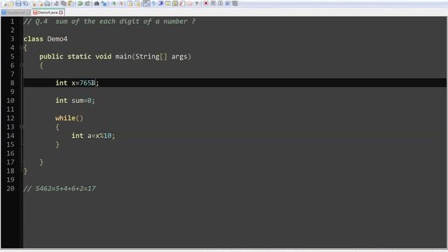 Find sum of the each digit of a number Using Java In Hindi Video - 4 смотреть онлайн