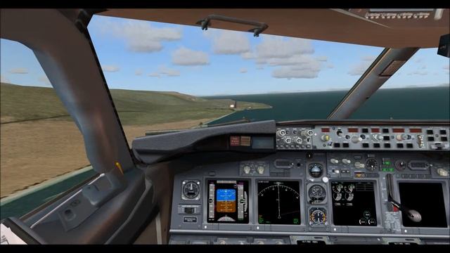 [FS2004] Svalbard Airport Landing Ifly 737-800NGX
