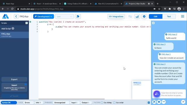 Voice Assisted React FAQ App with Alan AI and Chakra UI смотреть онлайн