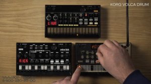 KORG Volca Kick, Volca Beats и Volca Drum. От аналога к цифре. О драм-машинах Korg