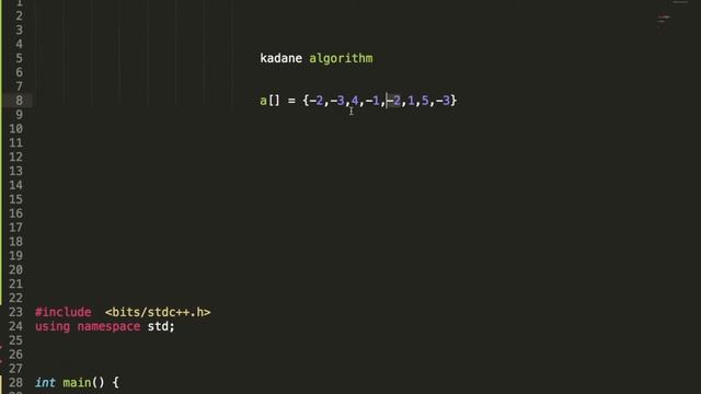 Longest Sub-array Sum in O(n) | Sprinklr Interview Question | Kadane Algorithm | Part-1 смотреть онлайн