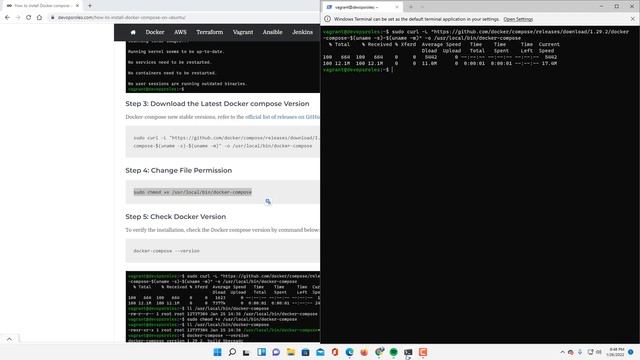 How to install Docker compose on Ubuntu смотреть онлайн