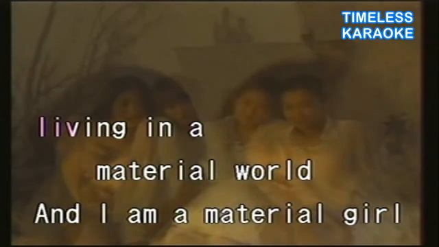 MATERIAL GIRL MADONNA KARAOKE смотреть онлайн