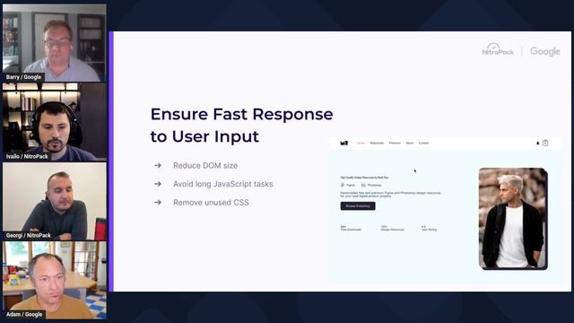 Improve Core Web Vitals and Real-User Experience (Webinar with Google and NitroPack) смотреть онлайн