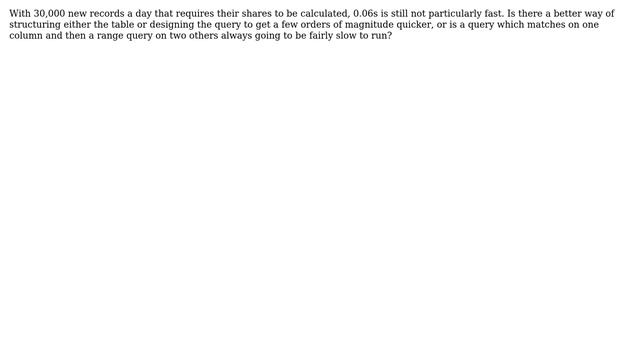 Index Strategy for MySQL Query that matches on one column and between two others смотреть онлайн