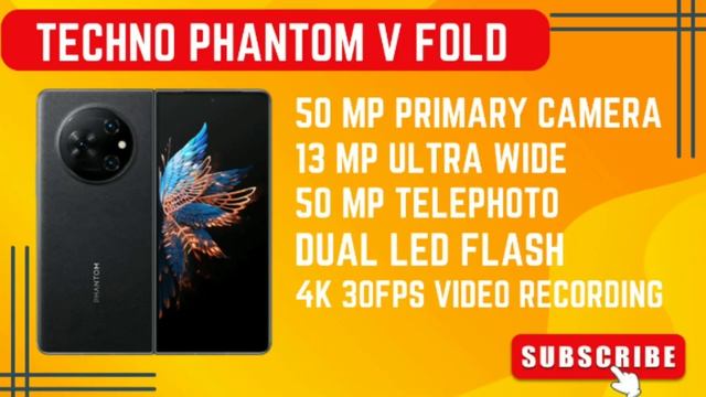 TECNO PHANTOM V FOLD | FIRST LOOK AND REVIEW | BEST FOLD SMARTPHONE 2023 смотреть онлайн