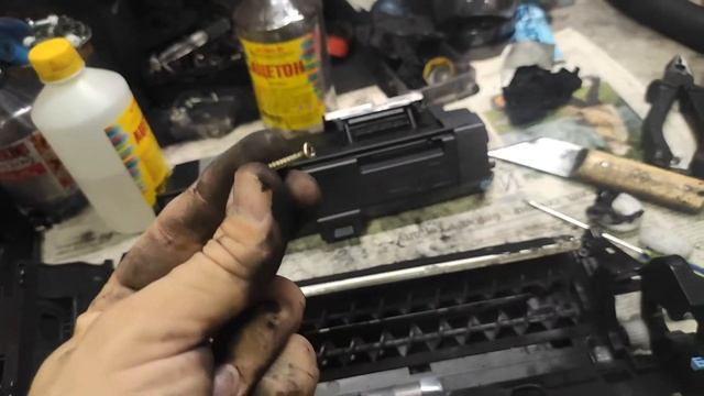 Kyocera не подкачивает тонер / Ремонт блока Kyocera DV 1150 смотреть онлайн