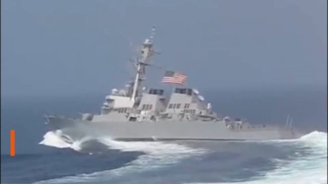 US Navy destroyer entered the Black Sea смотреть онлайн