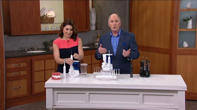 Waterpik 5.0 Complete Care System w/ Sonic Toothbrush & Water Flosser on QVC смотреть онлайн