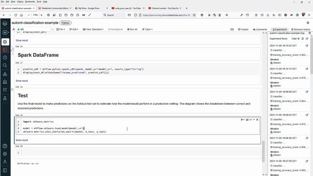 Databricks AutoML - First Look: auto-generate auto-tuned Jupyter ML notebooks in Python смотреть онлайн