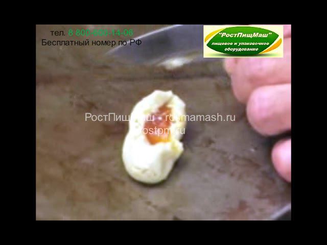 Отсадочная машина пряников, печенья с начинкой от РостПищМаш смотреть онлайн