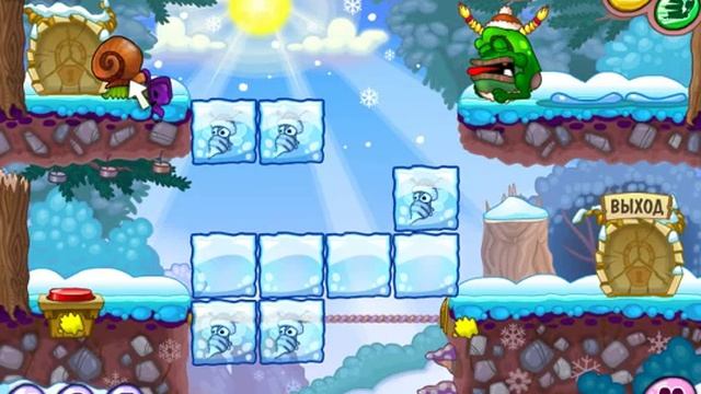 Snail Bob 6: Winter Story - LEVEL 13 - 3 ЗВЕЗДЫ смотреть онлайн