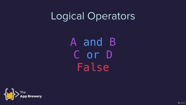Day 3 - Control Flow and Logical Operators - 9 Logical Operators смотреть онлайн