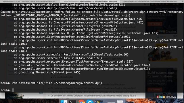 Spark writing files to underlying file systems смотреть онлайн