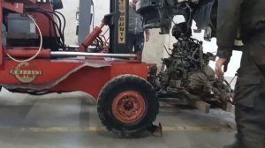 Снятие мотора Toyota Camry 40