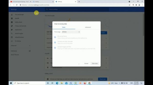 how to clear search history l how to clear cookies in chrome l learning for earning