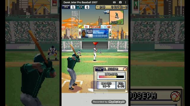 Derek Jeter Pro Baseball 2007 (java) - gameplay смотреть онлайн