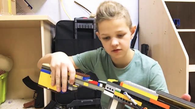 САЙГА ИЗ ЛЕГО! СВОИМИ РУКАМИ!!! смотреть онлайн