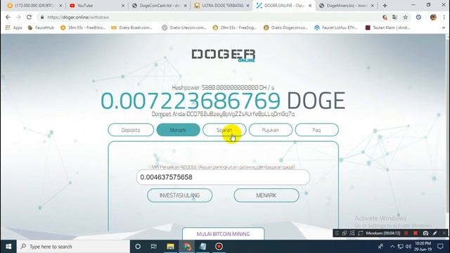 BARU II LIVE WITHDRAW RIBUAN DOGECOIN смотреть онлайн