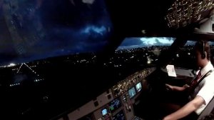 В кабине пилота во время полёта - удивительный полёт