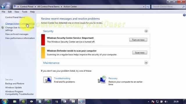 Windows 7 : How to Enable or Disable Windows Backup Maintenance Messages смотреть онлайн