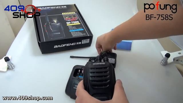 POFUNG(BAOFENG) BF-758-S UHF 400-470Mhz Professional transceiver смотреть онлайн