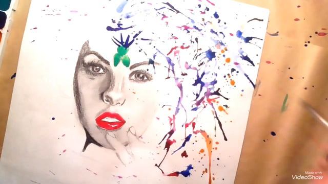 Техника рисования КЛЯКСОГРАФИЯ смотреть онлайн