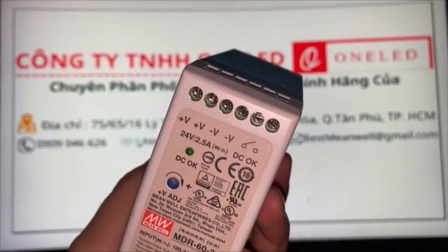 MDR-60-24 Bộ Nguồn MEANWELL Dinrail - ONELED