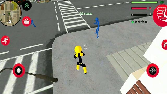 Superhéroe Mafia Stickman Juego - Mafia Spider-StickMan Rope Hero Gangstar City #14 - Android Game смотреть онлайн
