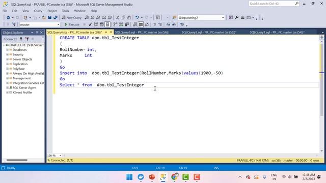 6.Int(Integer) Data Type In Sql Server смотреть онлайн