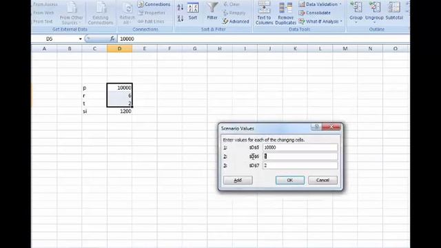 Scenario Manager - Advanced Excel in Bengali / Bangla (সিনারিও ম্যানেজার বাংলায় ) смотреть онлайн