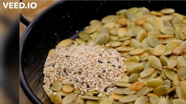 Овощной салат с тыквенными семечками смотреть онлайн