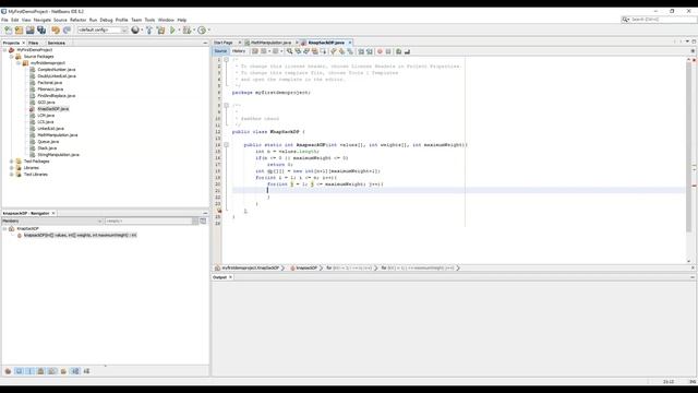 Java | Netbeans | KnapSack Problem | Dynamic Programming смотреть онлайн