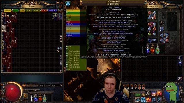 PoE 3.21 MINMAXED CWDT 52% Cdr Progenesis ЛУЧШАЯ Версия которую вы видели????